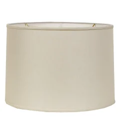 18" Belgian Linen Drum Shade