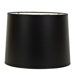 18" Black Paper New Drum Lamp Shade