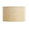 10" Burlap Drum Shade