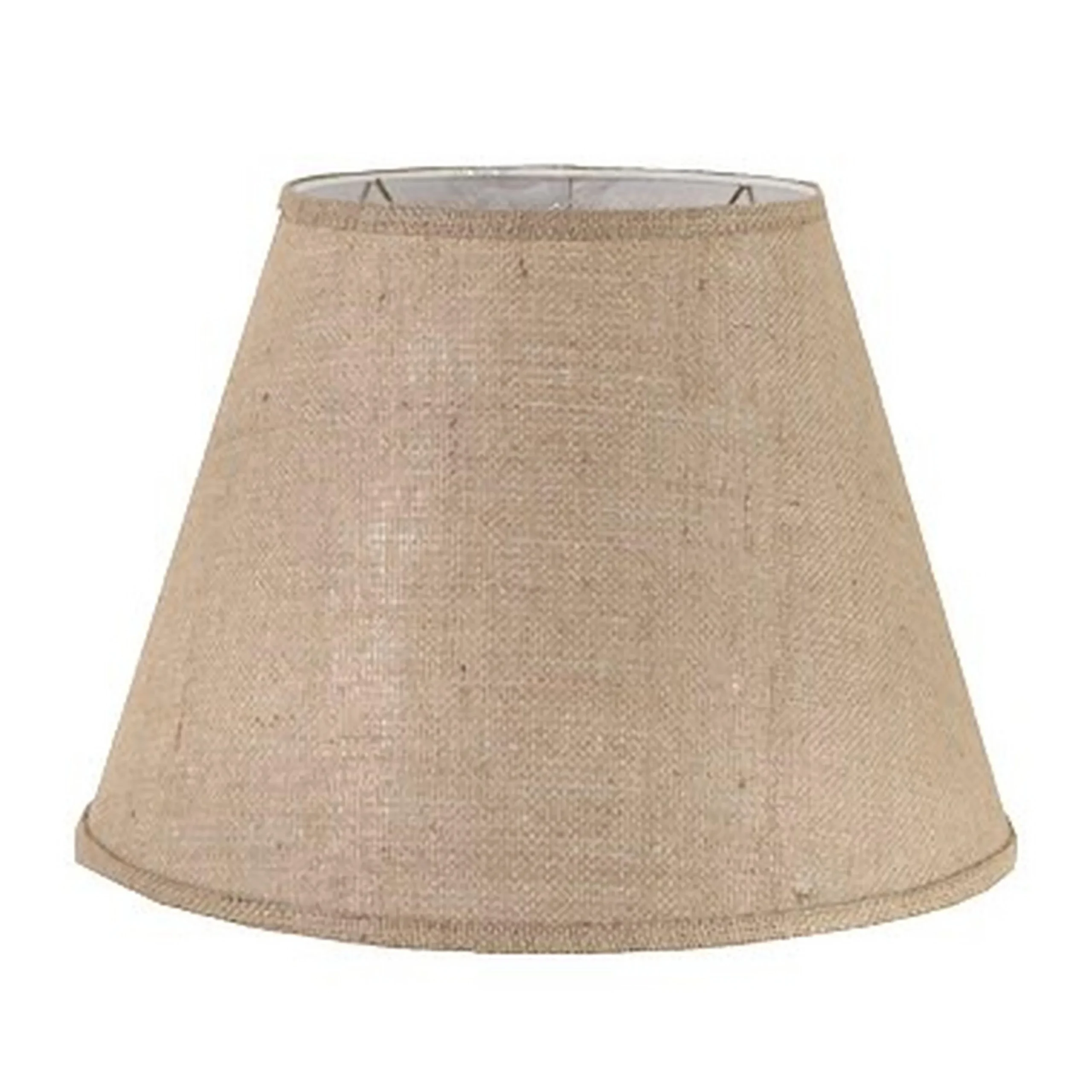 18" Burlap Empire Lamp Shade