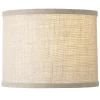 12" Burlap Perfect Drum Shade