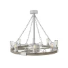 36" Chalet Indoor / Outdoor Ceiling Fandelier