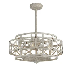 30" Charlotte Ceiling Fandelier