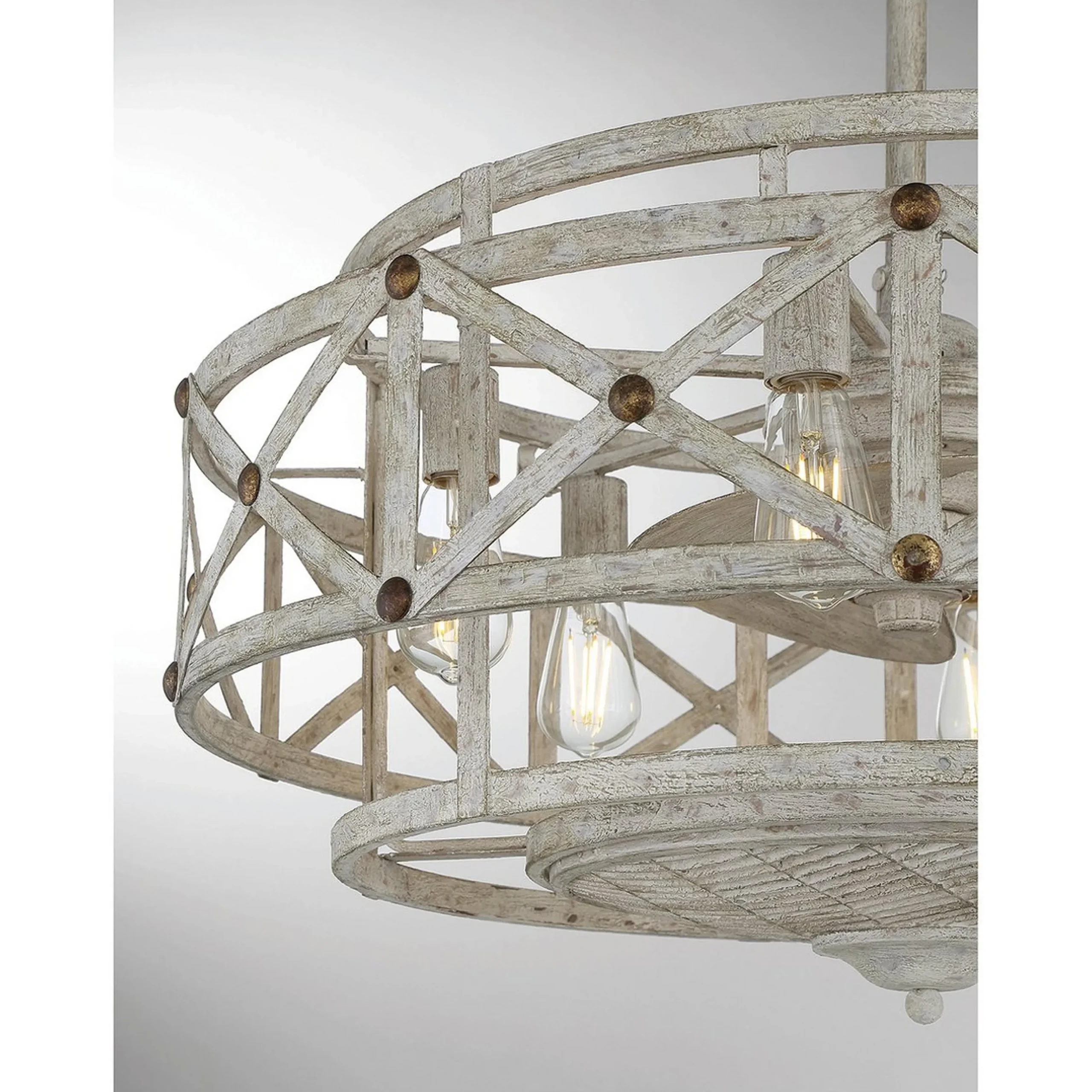 30" Charlotte Ceiling Fandelier