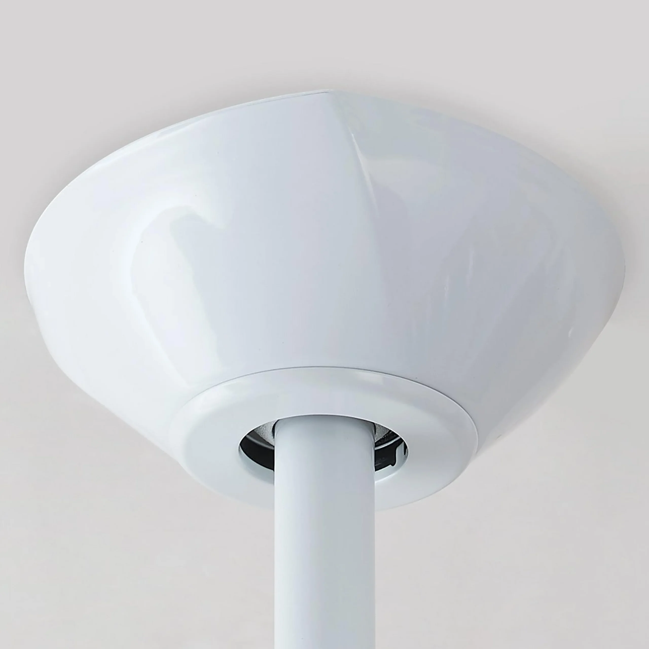 58" Contemporary Twisted Blade LED Ceiling Fan