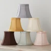 5" Dupioni Silk Bell Chandelier Shade