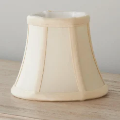 5" Dupioni Silk Bell Chandelier Shade