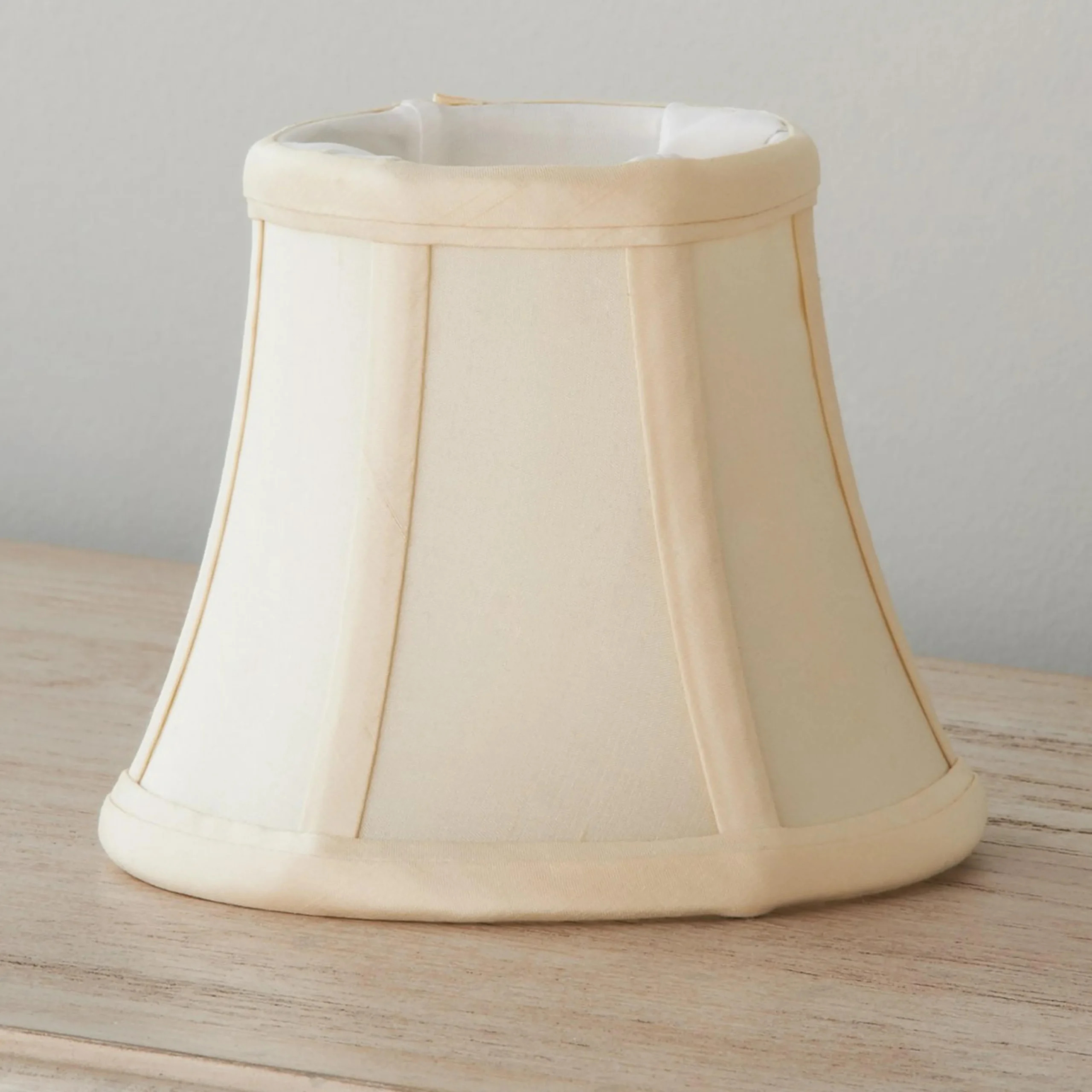 5" Dupioni Silk Bell Chandelier Shade