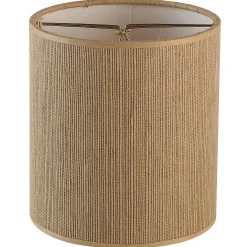 5" Finely Woven Grass Cloth Chandelier Shade