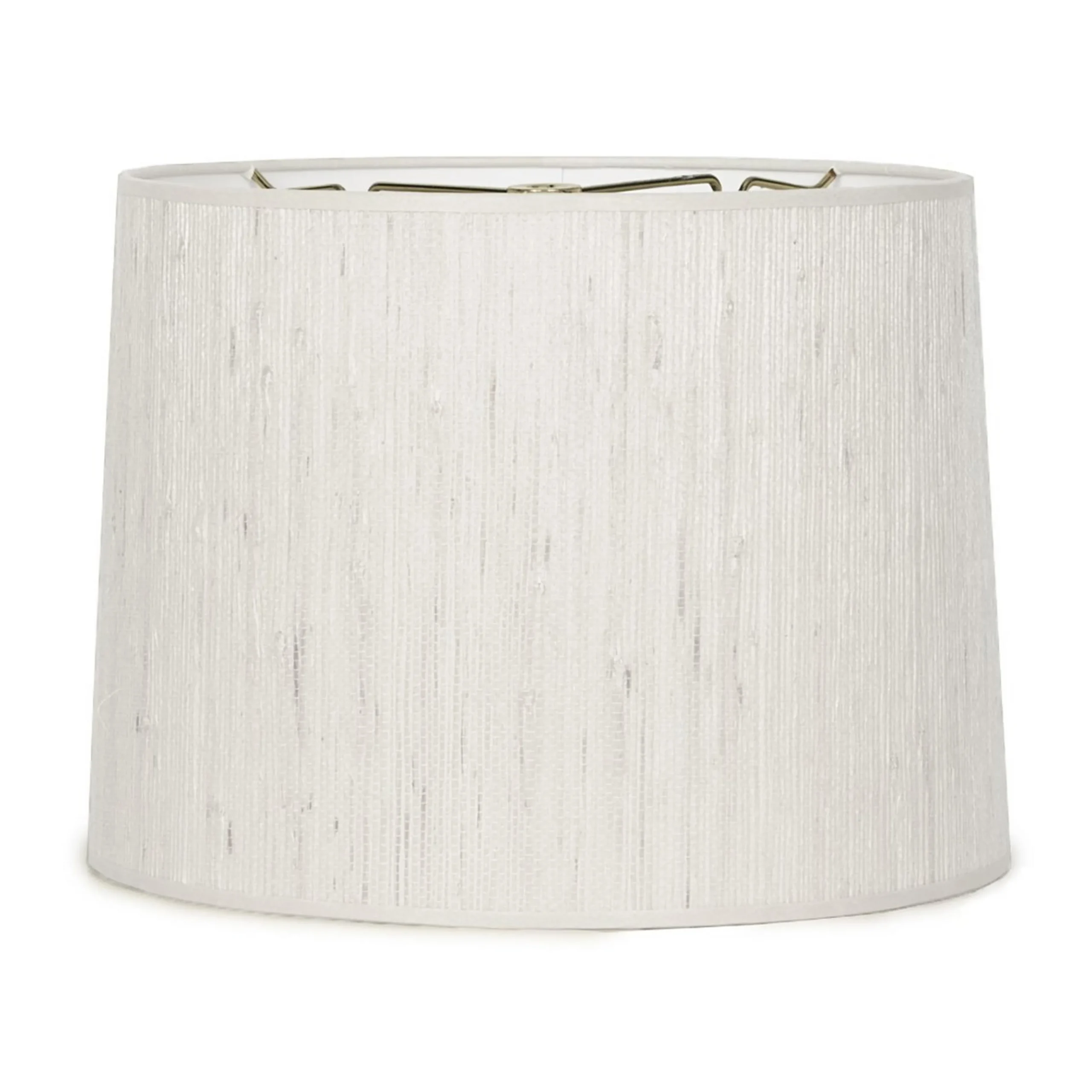 16" Grasscloth Drum Shade