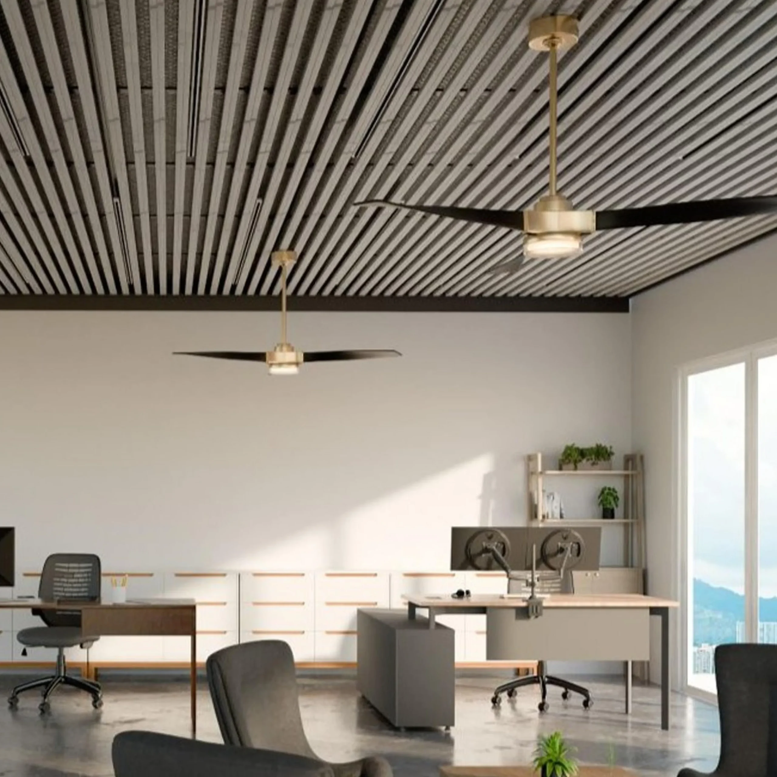 58" Gursky LED Indoor / Outdoor Ceiling Fan