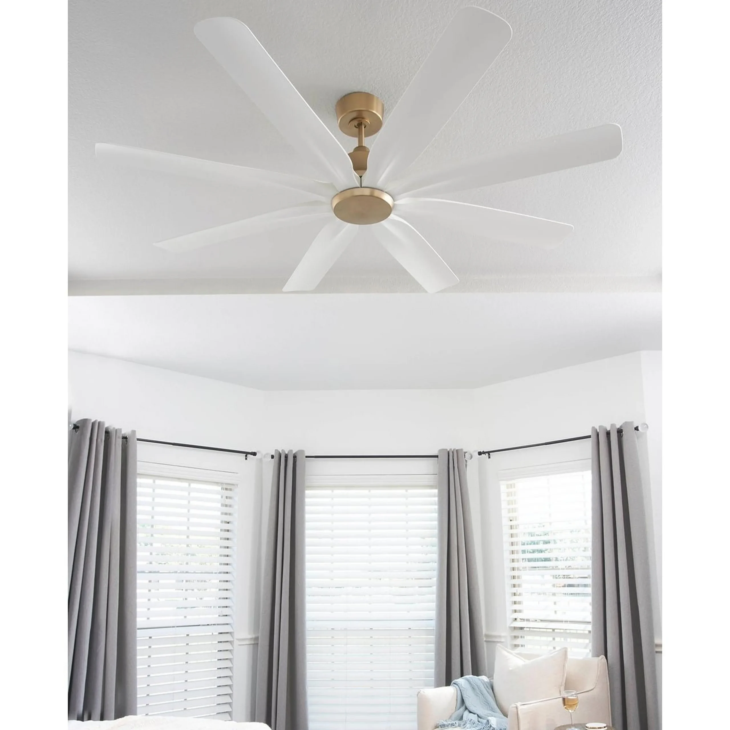 60" Herning Indoor / Outdoor Smart LED Ceiling Fan