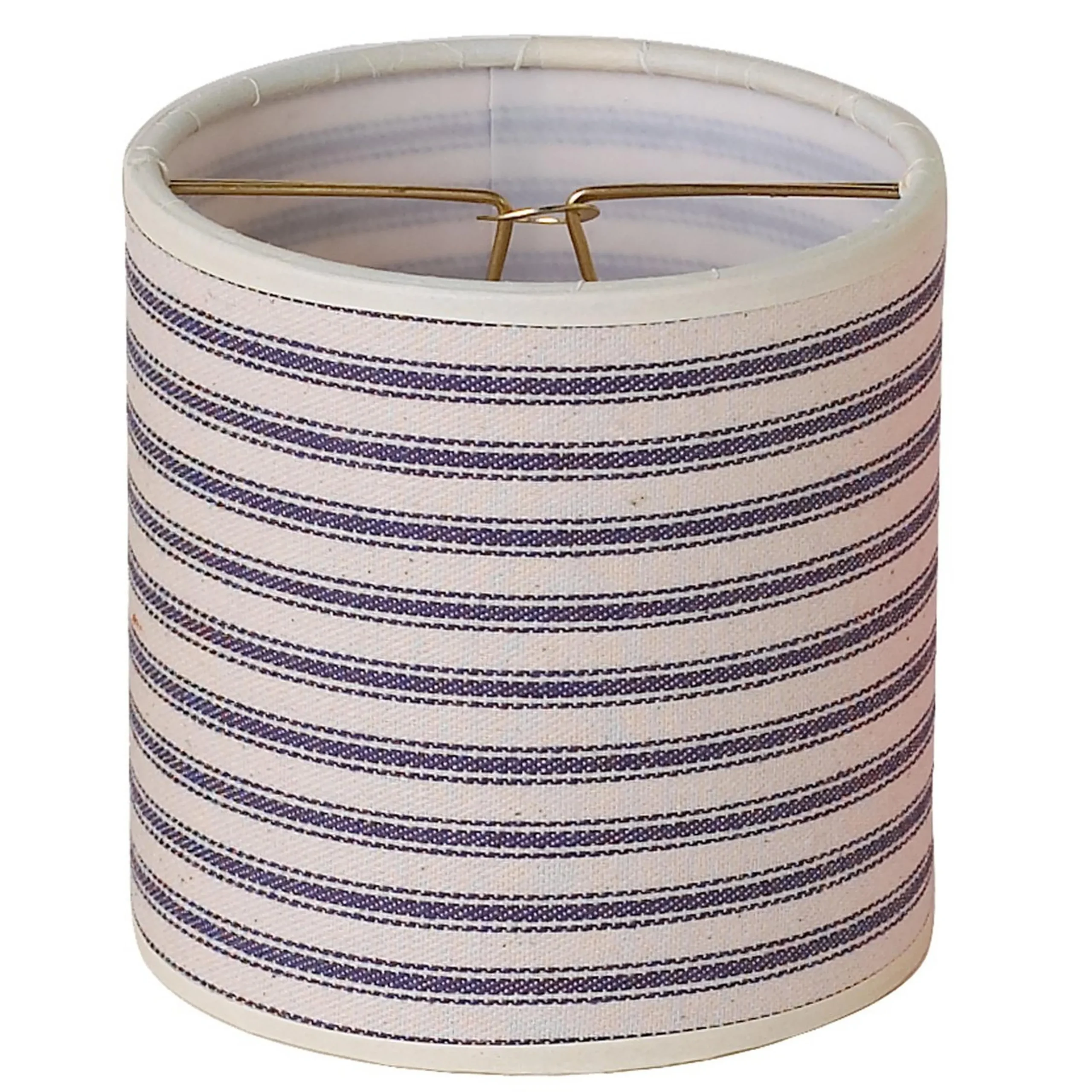 4" Horizontal Ticking Stripe Chandelier Shade