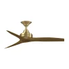 48" Indoor / Outdoor Metal and Wood Ceiling Fan