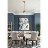 60" Indoor / Outdoor Metal and Wood LED Ceiling Fan