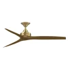 60" Indoor / Outdoor Metal and Wood Ceiling Fan