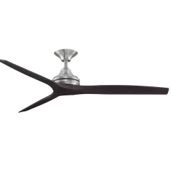 60" Indoor / Outdoor Metal and Wood Ceiling Fan