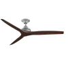 48" Indoor / Outdoor Metal and Wood Ceiling Fan