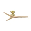 60" Indoor / Outdoor Metal and Wood Ceiling Fan