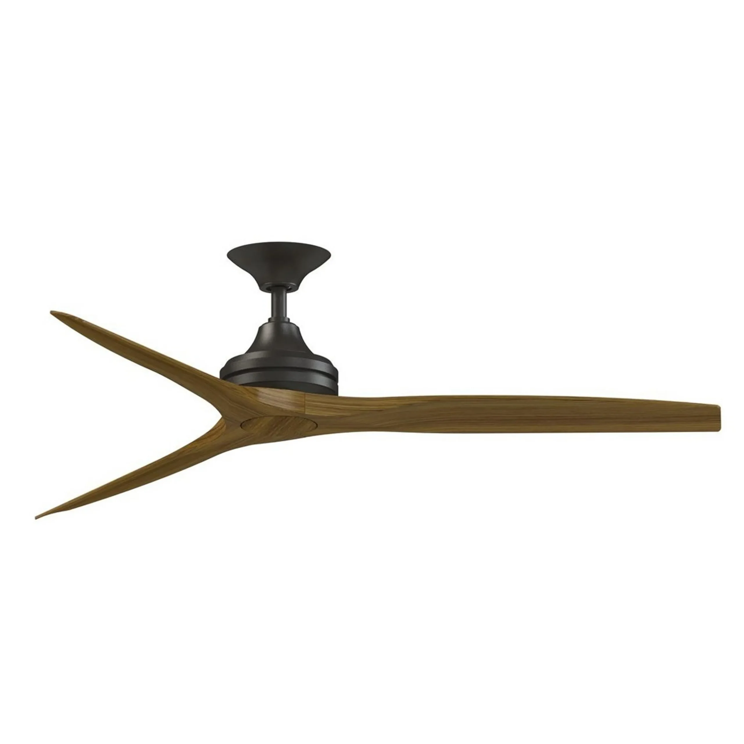 60" Indoor / Outdoor Metal and Wood Ceiling Fan