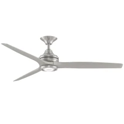 48" Indoor / Outdoor Metal and Wood LED Ceiling Fan