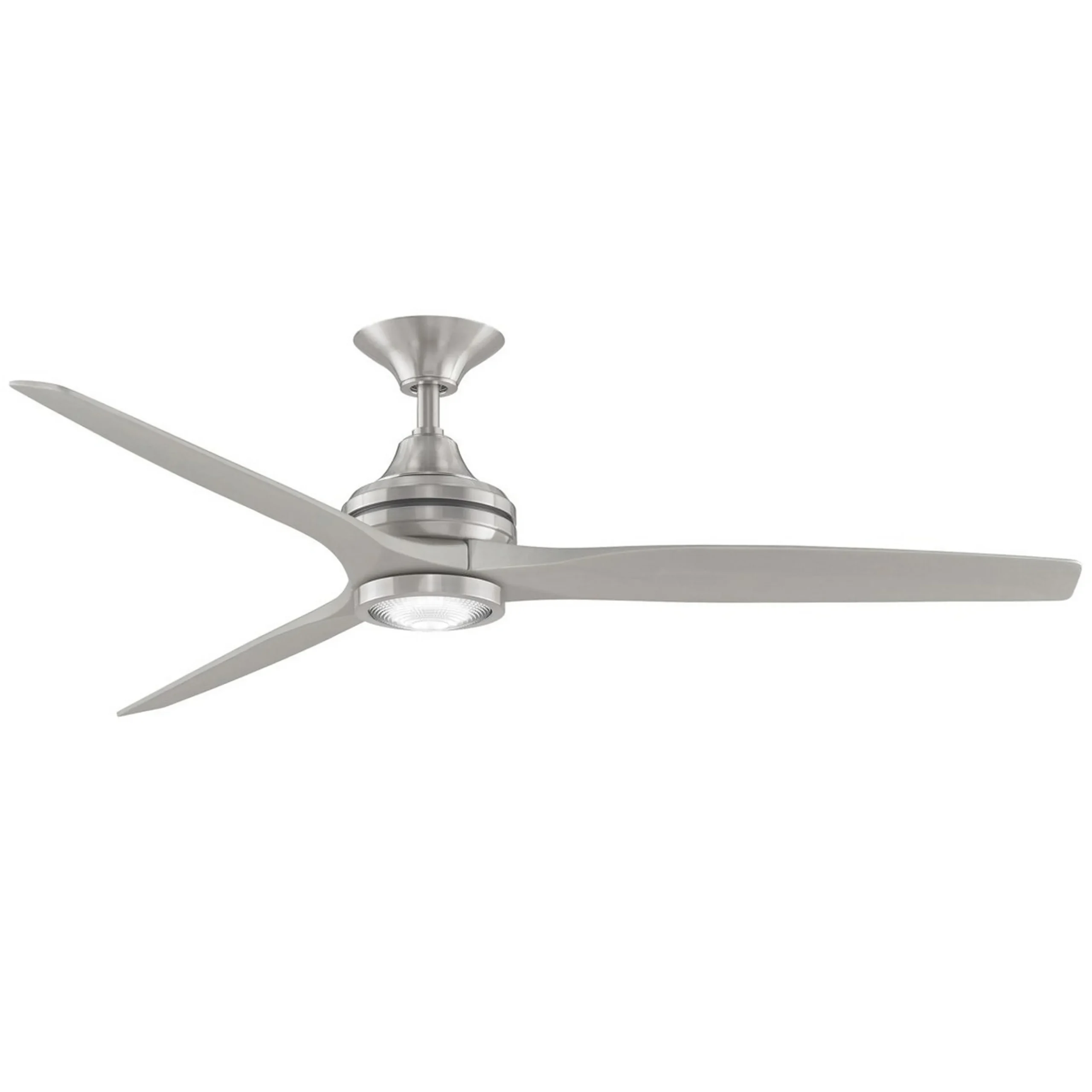 48" Indoor / Outdoor Metal and Wood LED Ceiling Fan