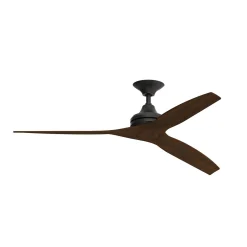 60" Indoor / Outdoor Metal and Wood Ceiling Fan
