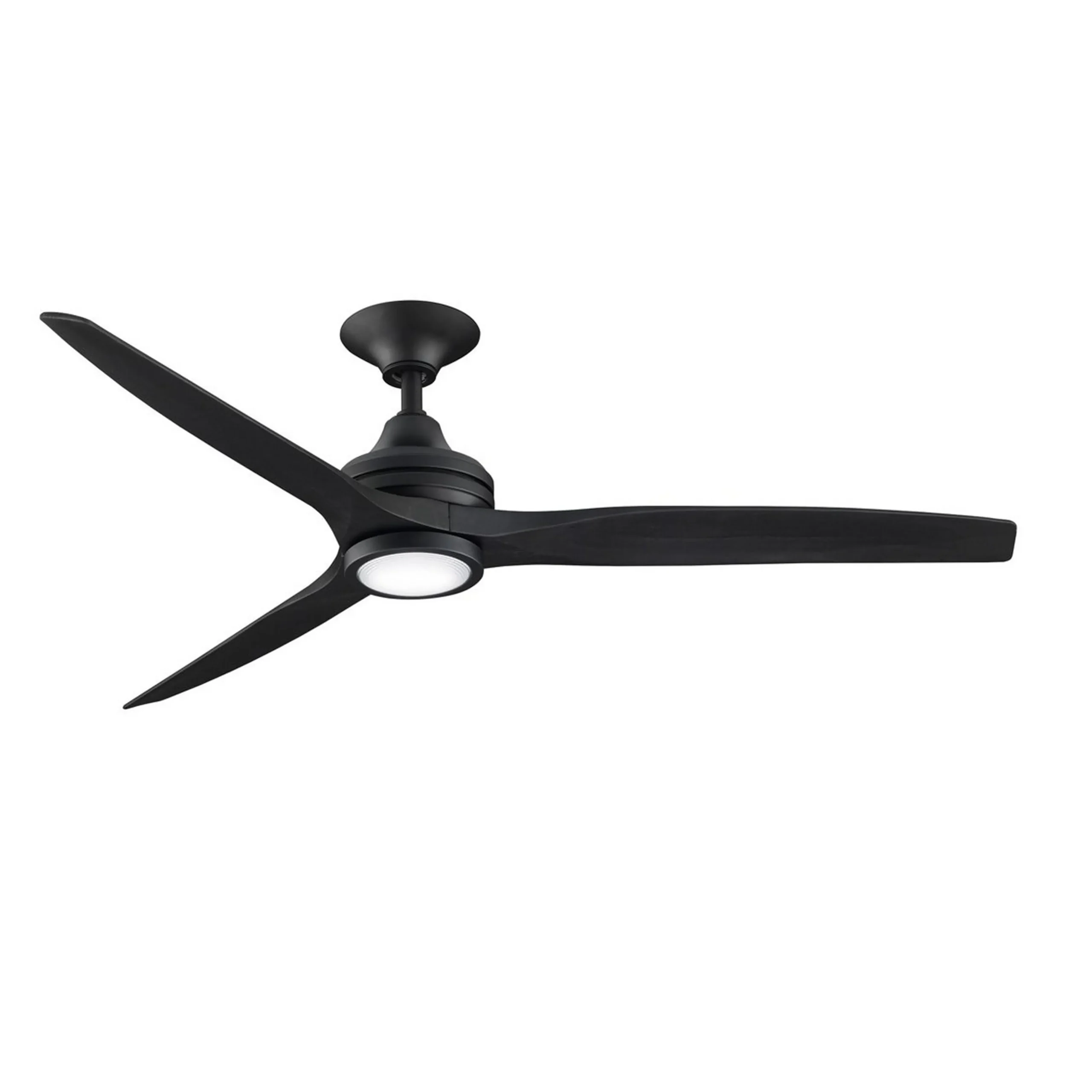 60" Indoor / Outdoor Metal and Wood LED Ceiling Fan