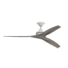 60" Indoor / Outdoor Metal and Wood Ceiling Fan