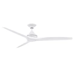 60" Indoor / Outdoor Metal and Wood Ceiling Fan