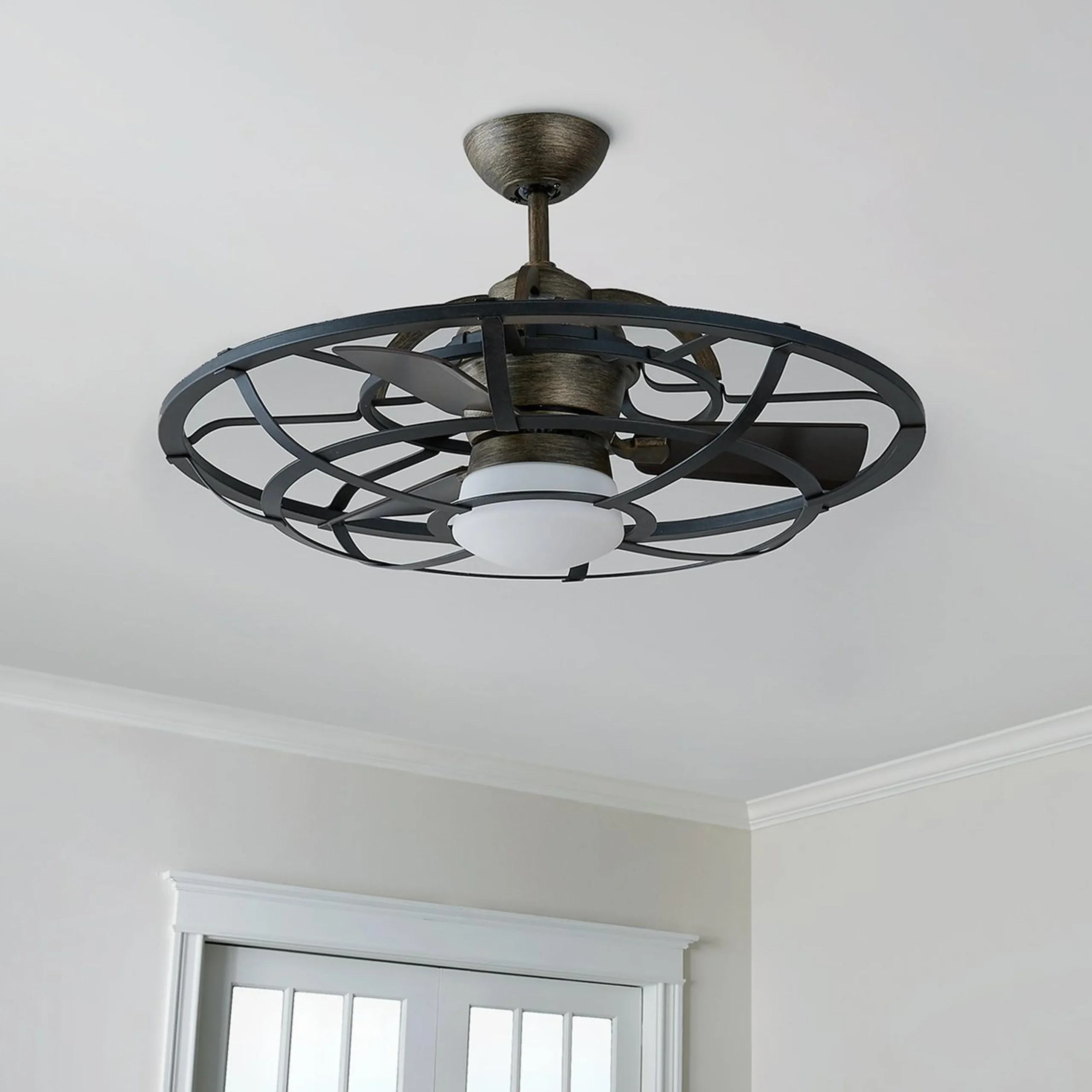 30" Industrial Cage Ceiling Fan