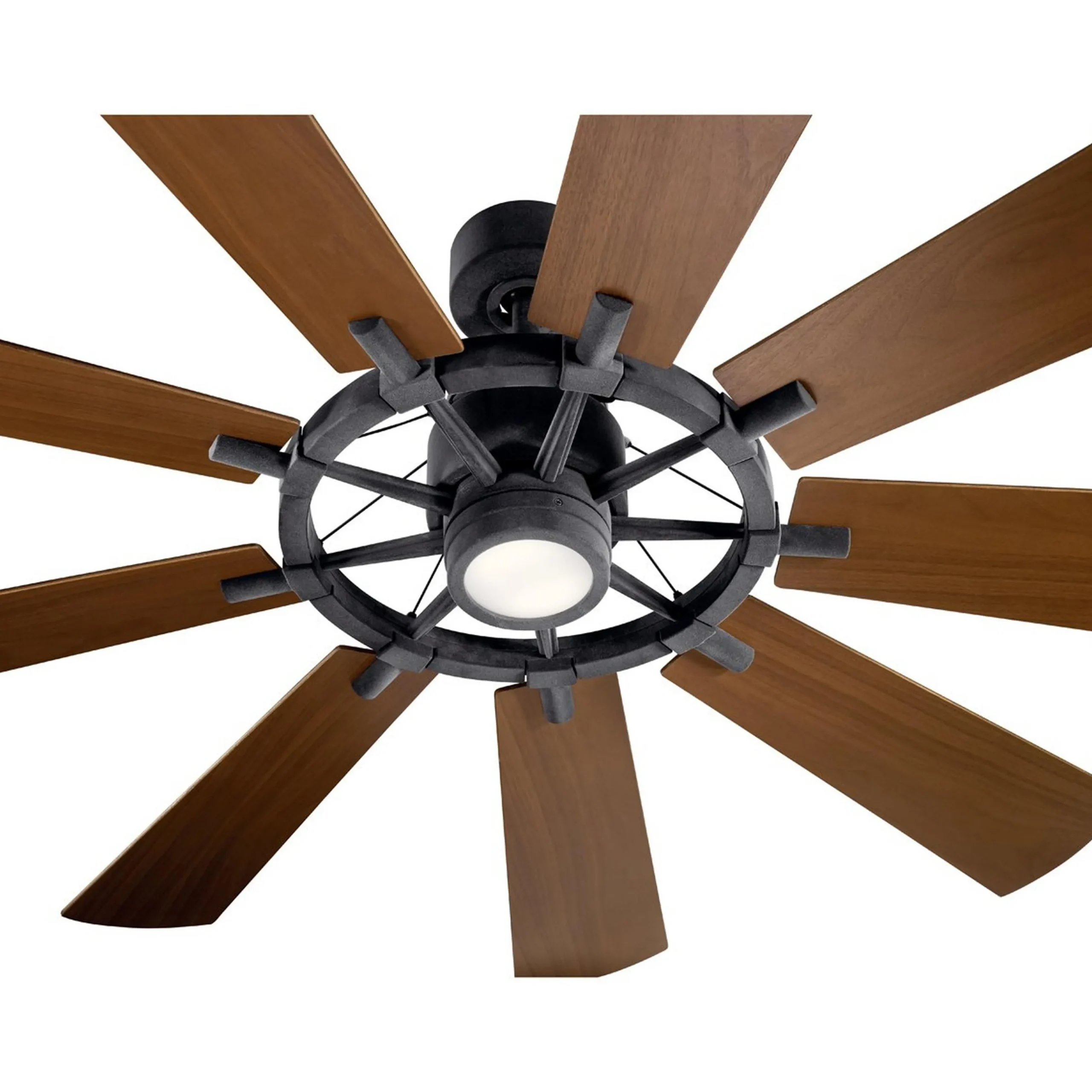 65" Industrial Spoke Ceiling Fan