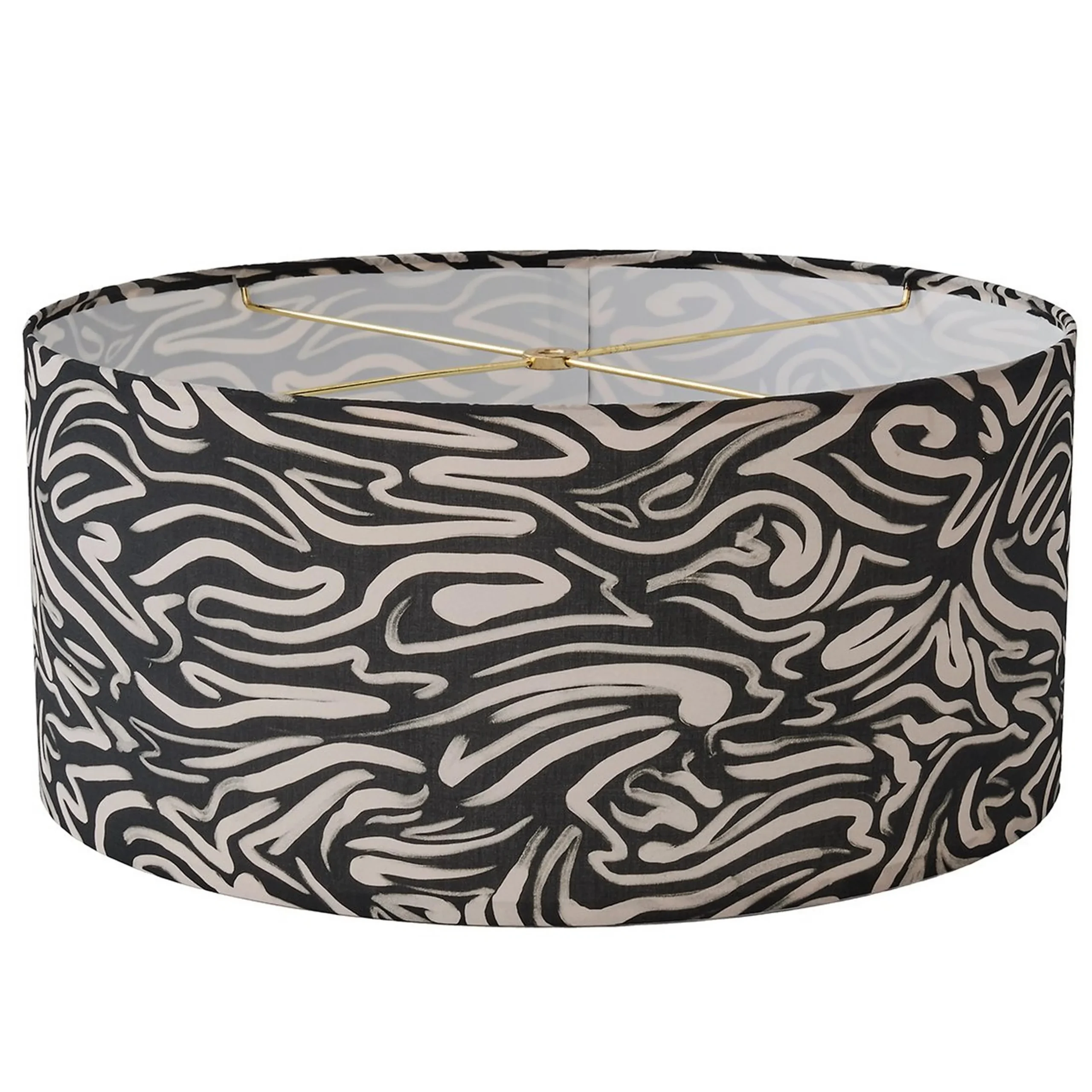18" Inked Rolled Edge Shade