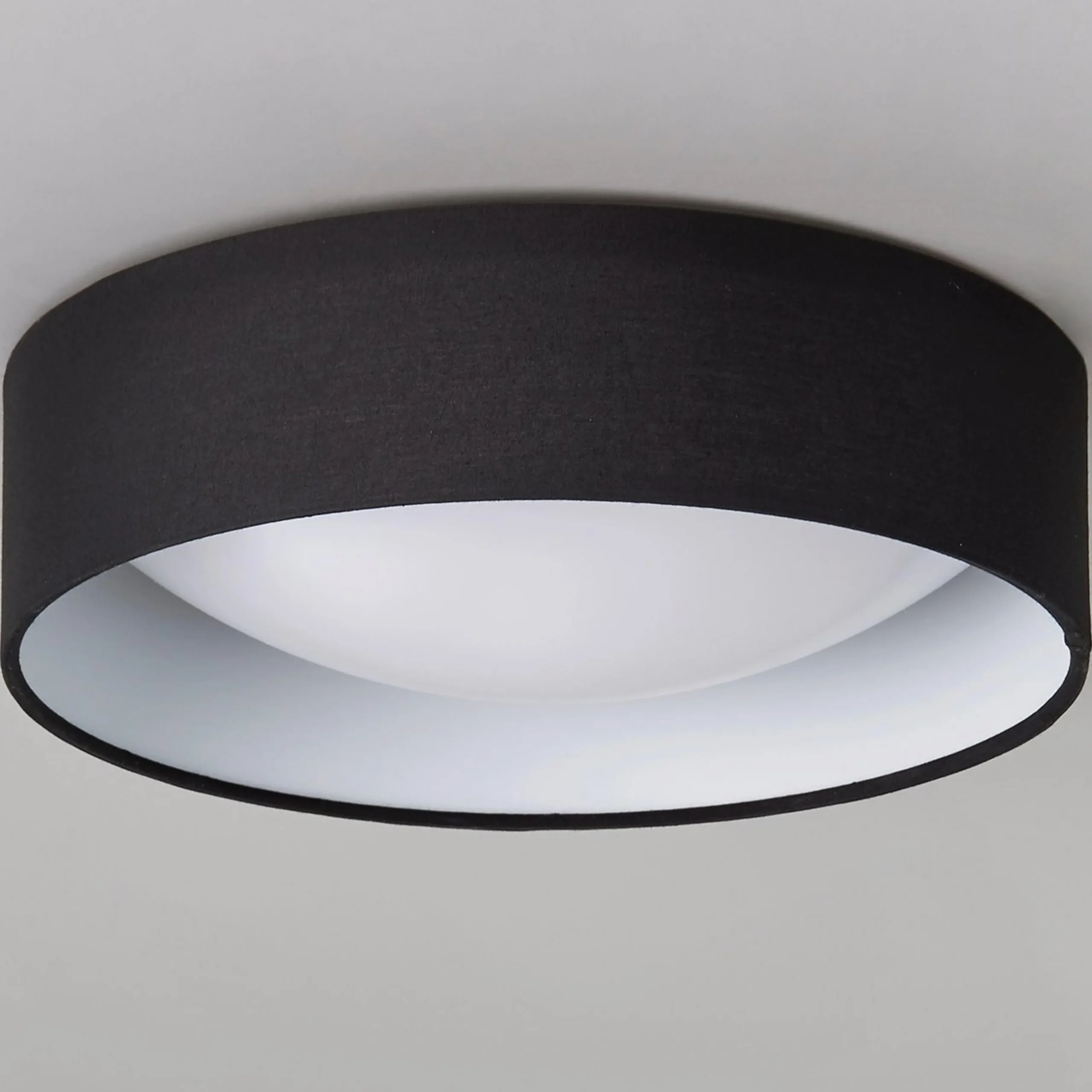 11" LED Linen Shade Ceiling Light