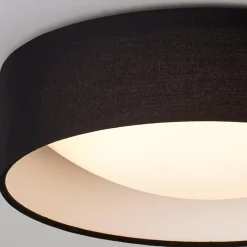 11" LED Linen Shade Ceiling Light