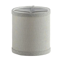 4" Linen Drum Chandelier Shade