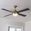 54" Modern Globe LED Ceiling Fan