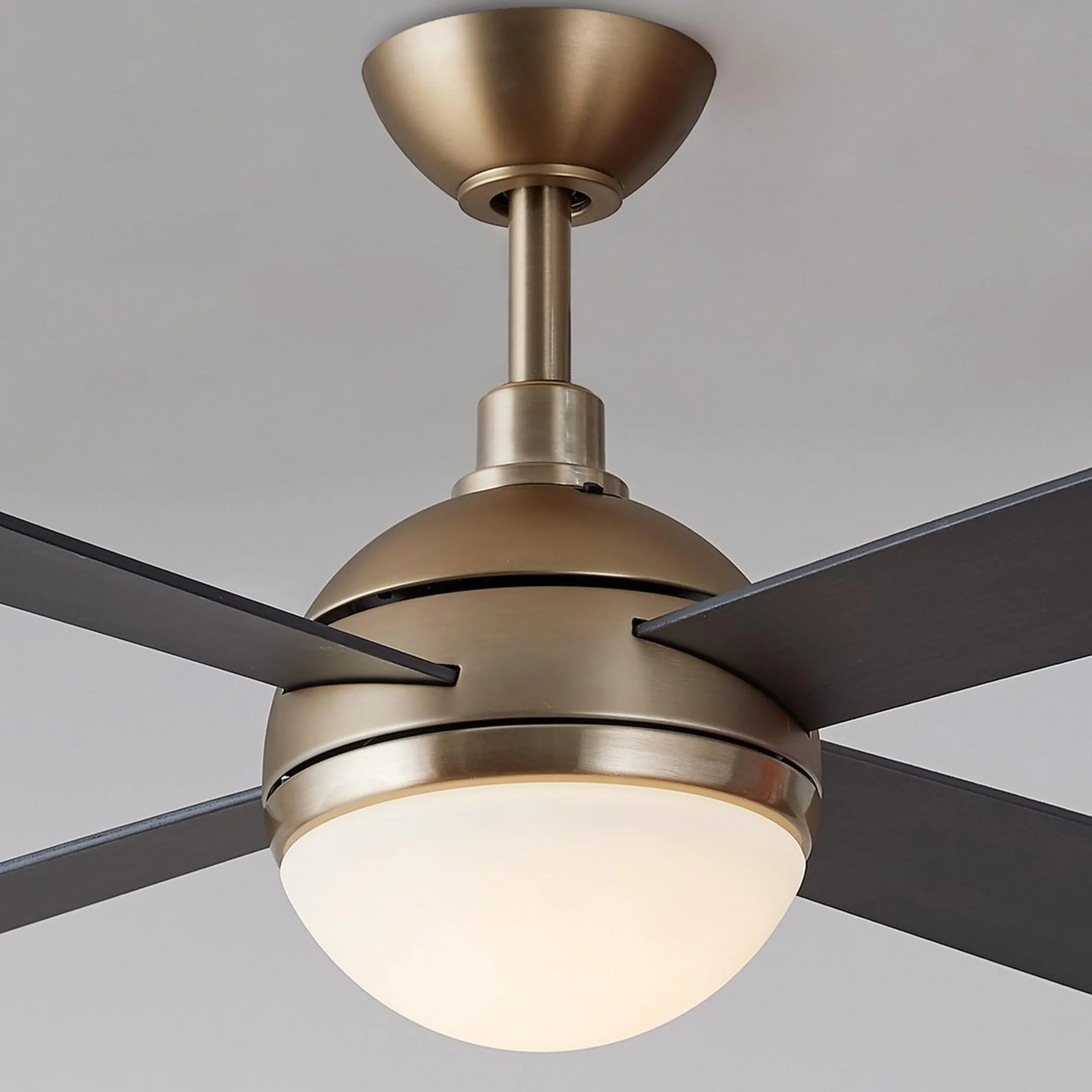 54" Modern Globe LED Ceiling Fan