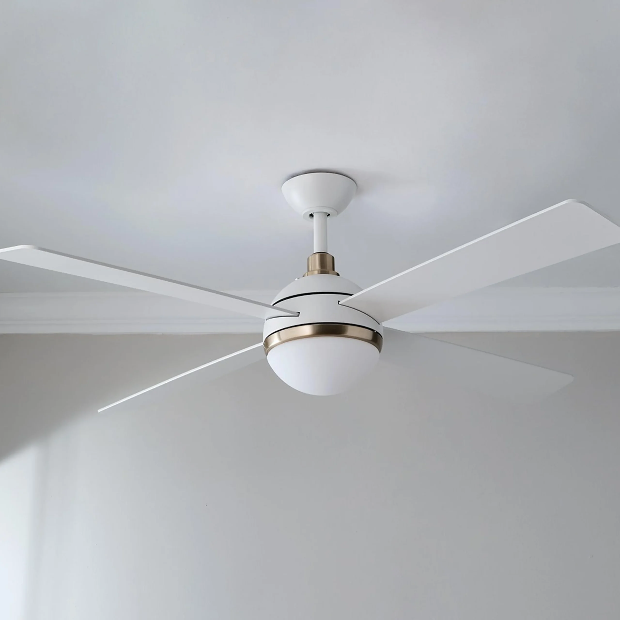 54" Modern Globe LED Ceiling Fan
