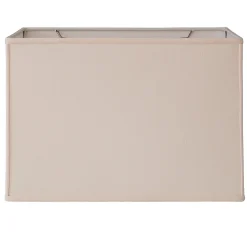 16" Modern Rectangular Linen Shade