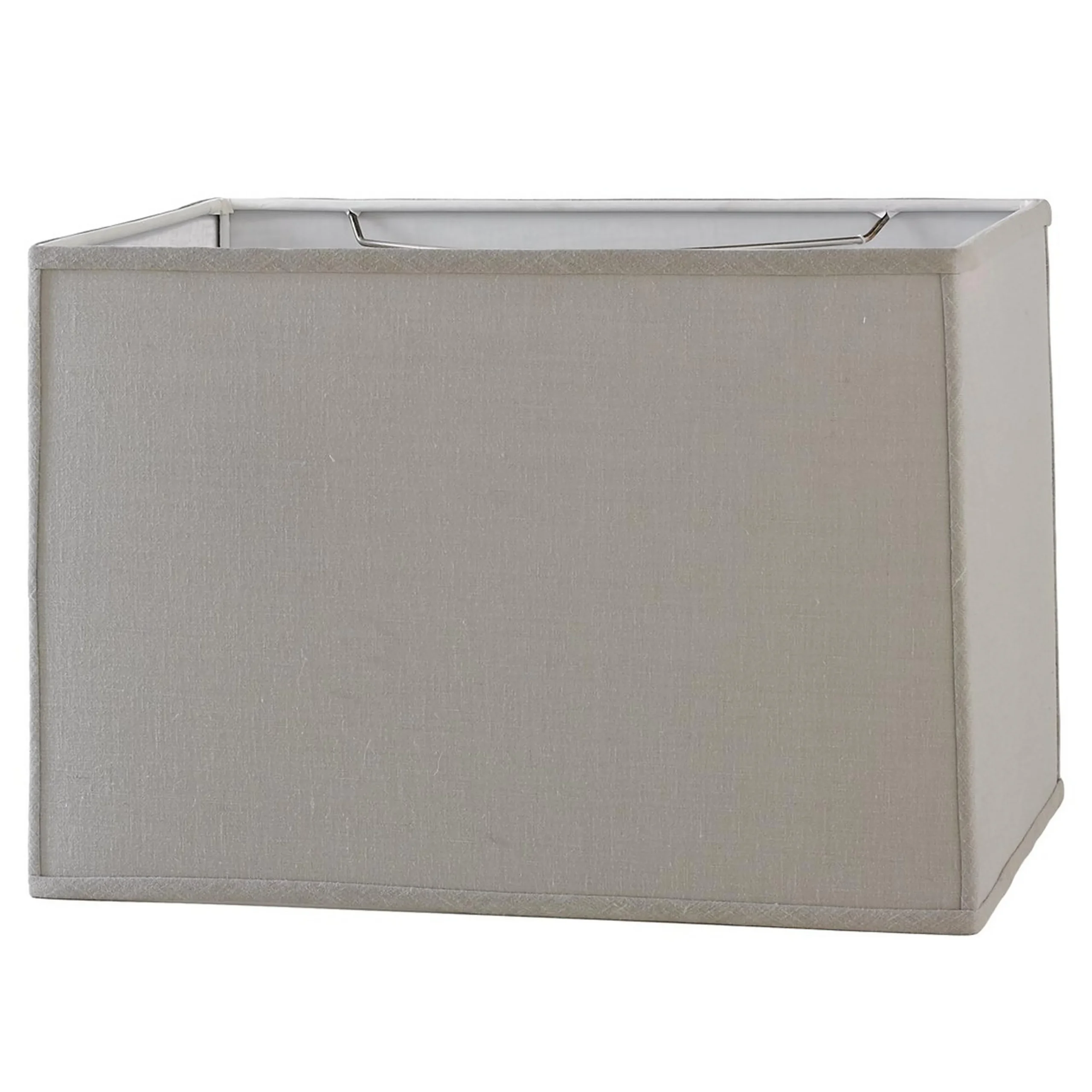 16" Modern Rectangular Linen Shade