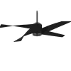 64" Modern Twirl Blade Ceiling Fan