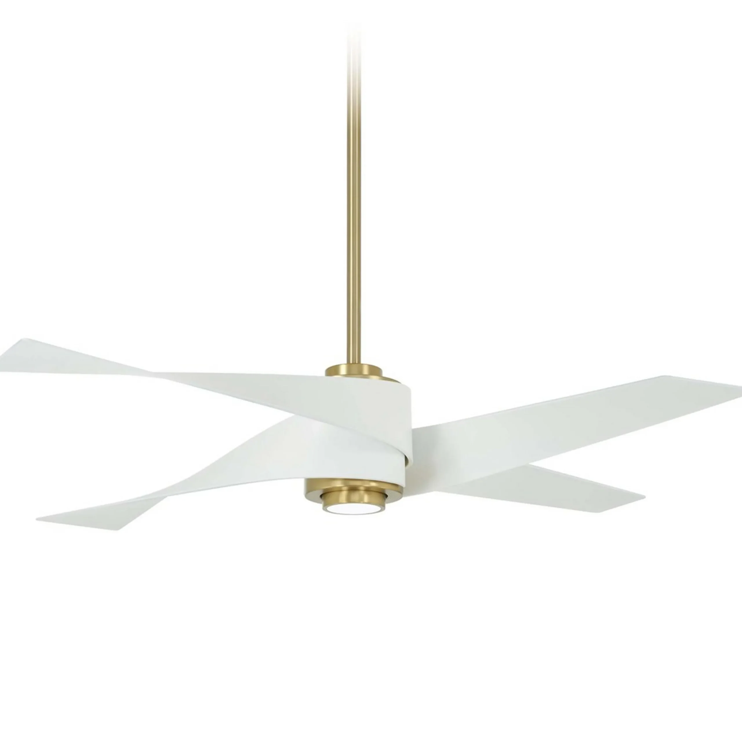 64" Modern Twirl Blade Ceiling Fan