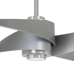 64" Modern Twirl Blade Ceiling Fan