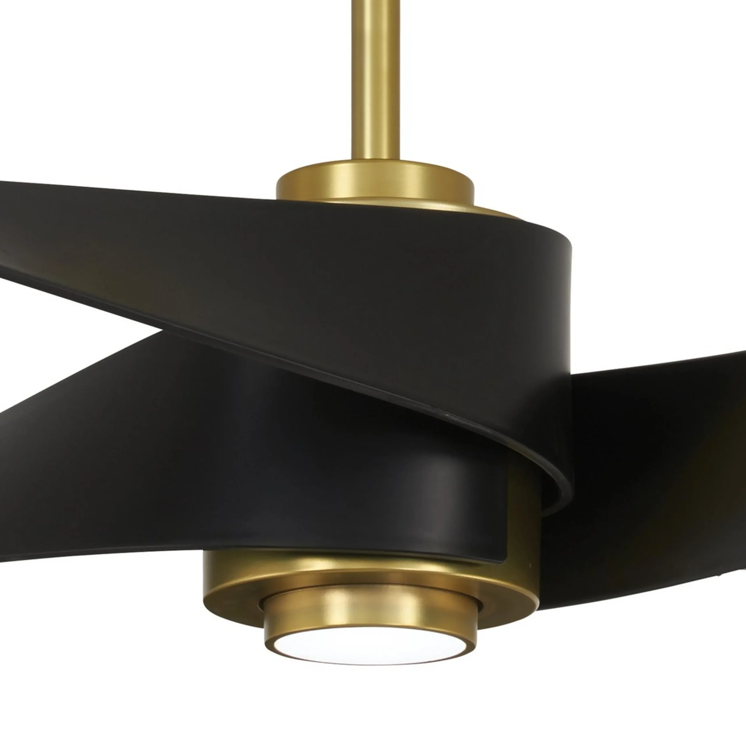 64" Modern Twirl Blade Ceiling Fan