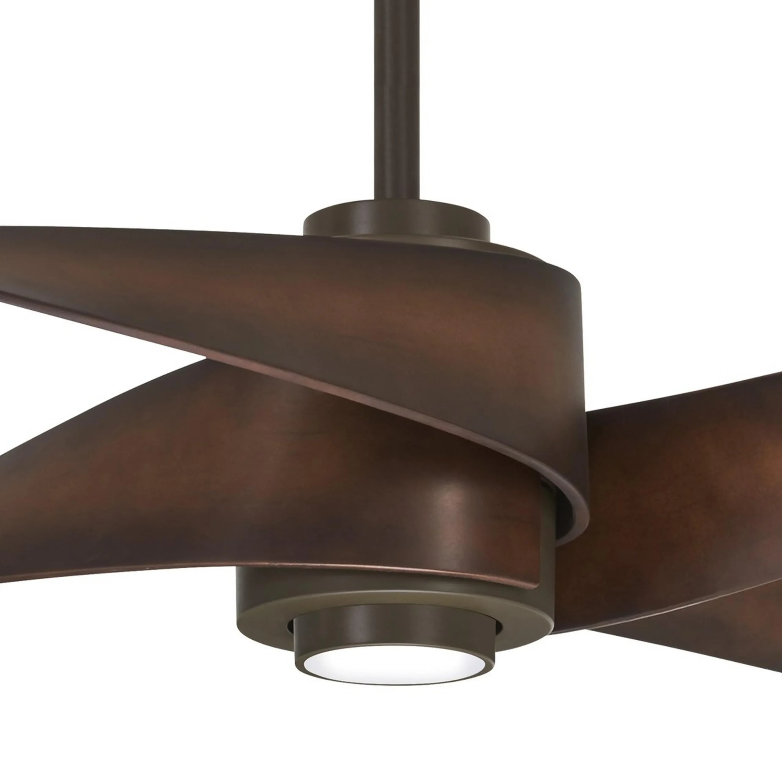 64" Modern Twirl Blade Ceiling Fan