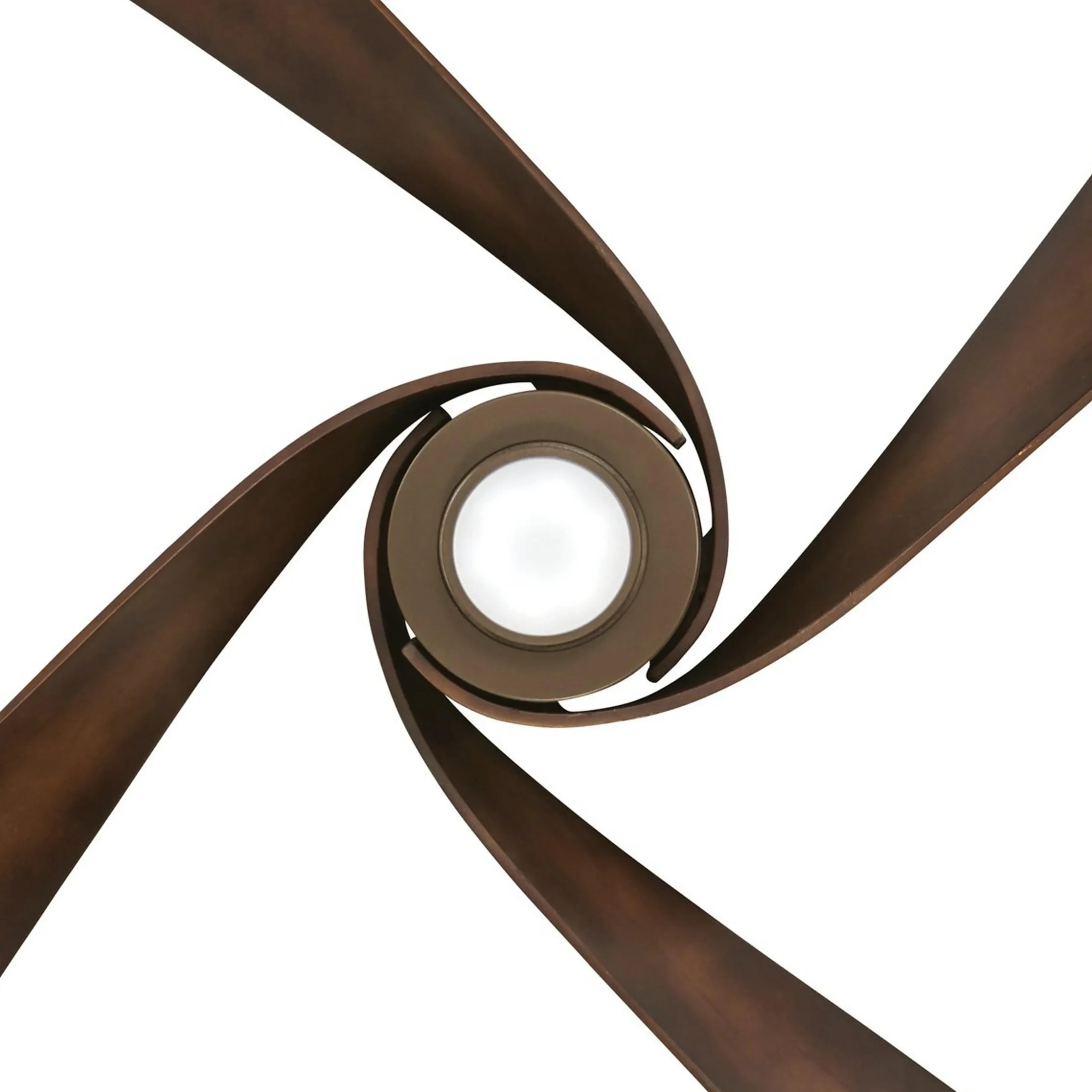 64" Modern Twirl Blade Ceiling Fan