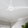 52" Modern Twisted Blade LED Ceiling Fan