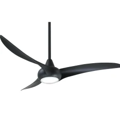 52" Modern Twisted Blade LED Ceiling Fan