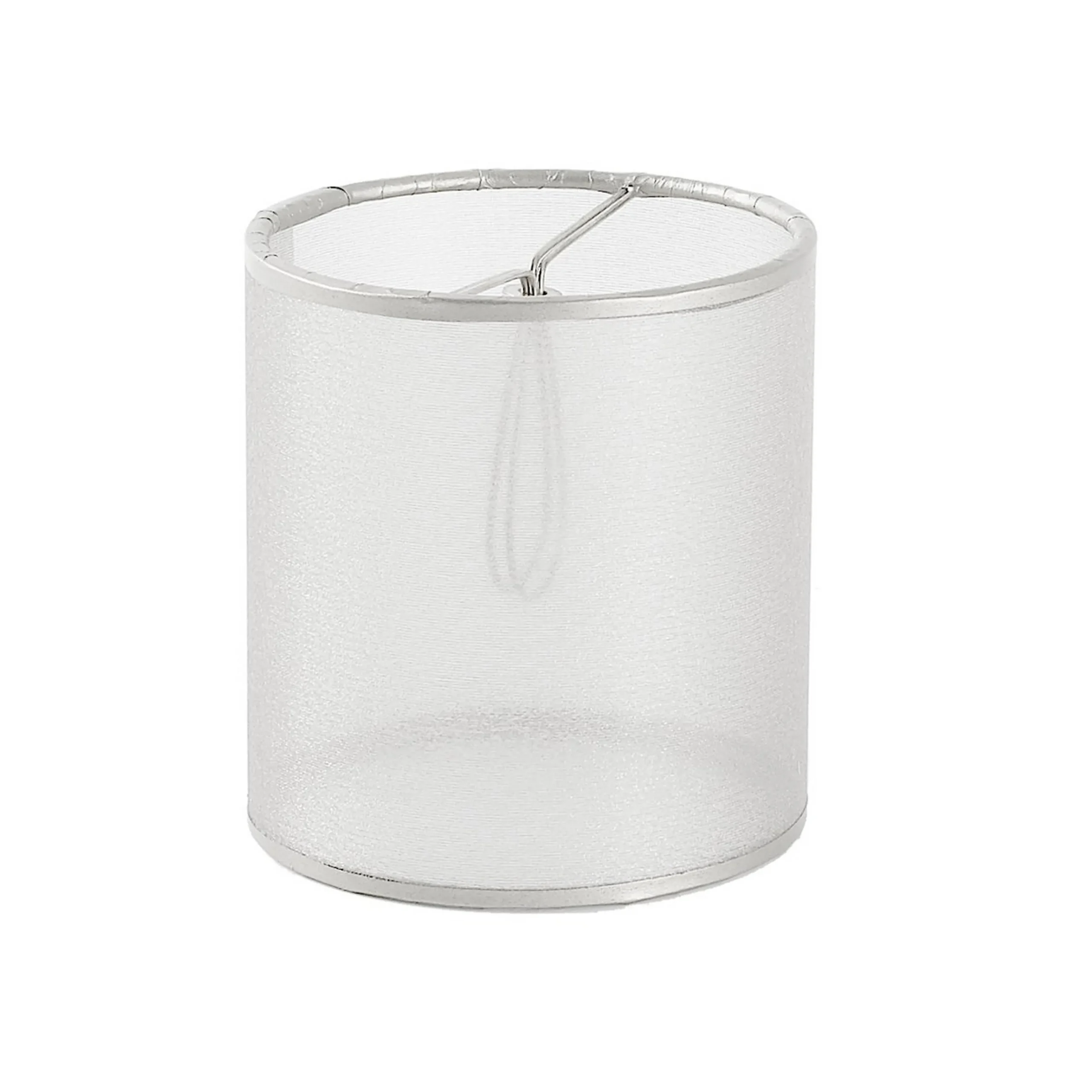 4" Organza Drum Chandelier Shade